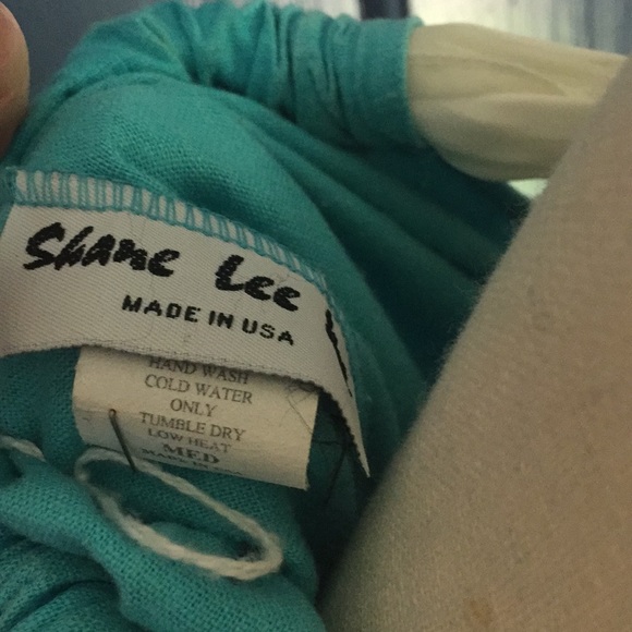 Blue Summer Dress with bow tie - Picture 5 of 5